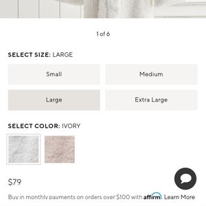 POTTERY BARN ROBE (TEDDY BEAR)